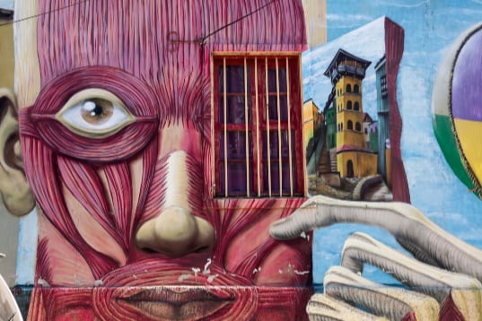 Arte callejero en los cerros